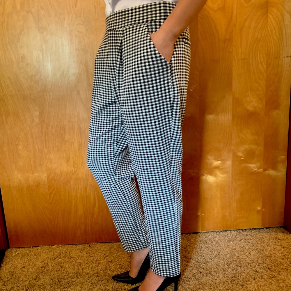 Black and white pants